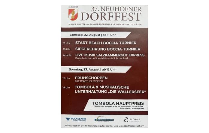 37. Neuhofner Dorffest