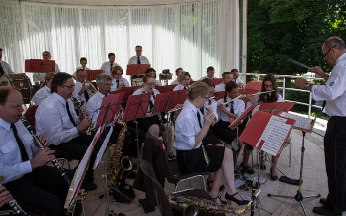 Spa Concert by the Lupitsch Volunteer Fire Brigade Band