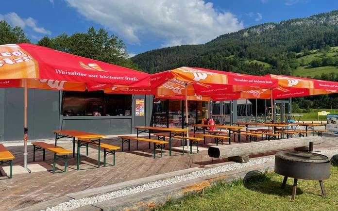 Grillhendl am Kulm