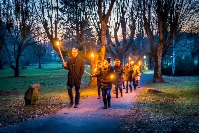Silvester-Fackelwanderung in Bad Gleichenberg