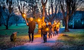 Silvester-Fackelwanderung in Bad Gleichenberg