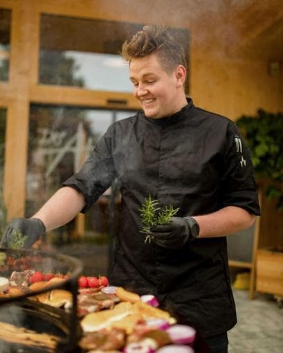 Grillbuffet im Hotel Almblick