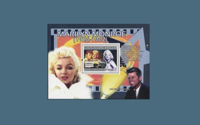 Opening of the Marilyn Monroe Stamp Exhibition