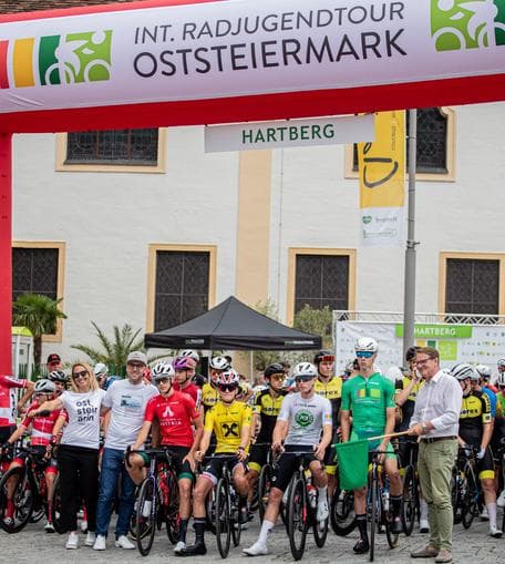 38. Int. Radjugendtour Oststeiermark-1.Etappe Start Hartberg