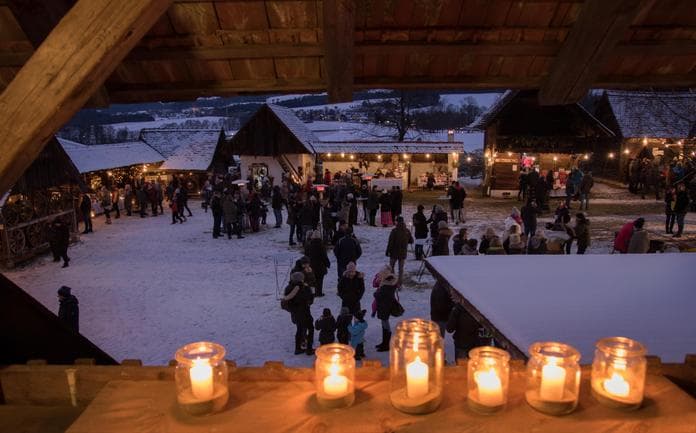 Joglland Advent g'spian im Freilichtmuseum