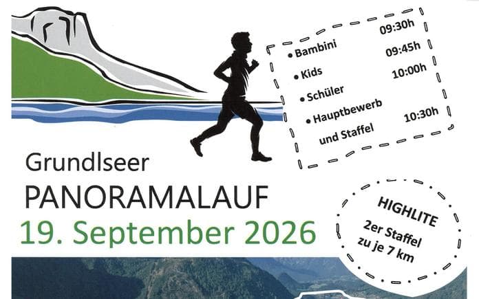Panoramalauf um den Grundlsee