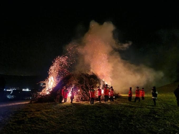 Osterfeuer am Erlebnisberg in Friedberg 2027