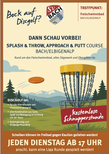 Discgolf - Schnupperstunde