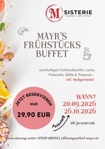 Mayr's Breakfast Buffet