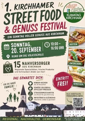 1. Kirchhamer Street Food & Genuss Festival