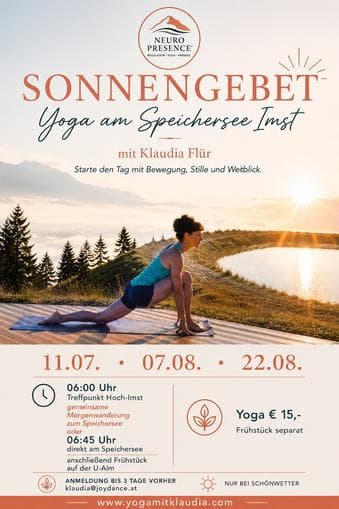 Sonnengebet – Yoga am Speichersee Imst