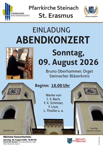 Abendkonzert Steinacher Bläserkreis