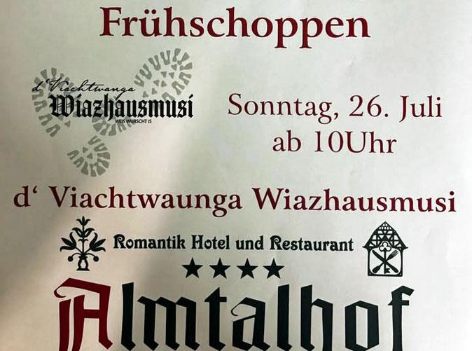 Frühschoppen im Romantikhotel Almhof