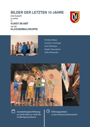 Ausstellungseröffnung: Bilder der letzten 10 Jahre