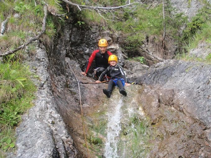 Familien-Canyoning
