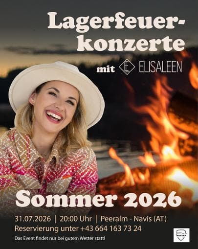 Lagerfeuerkonzert auf der Peer Alm "Elisa Leen"
