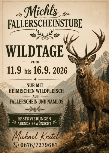 Wildtage in Fallerschein