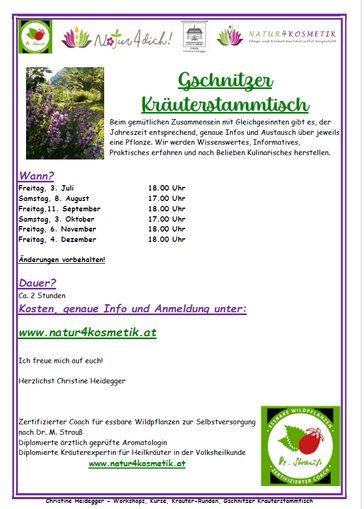 Gschnitzer Kräuterstammtisch