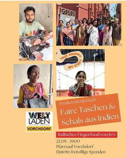 Produzentenbesuch: Faire Taschen & Schals aus Indien 2026