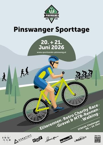 Pinswanger Sporttage 2026: Gravel & MTB-Rennen mit Massenstart