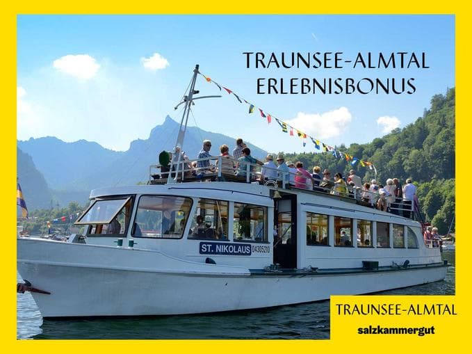 Erlebnisbonus | historische Schifffahrt am Traunsee