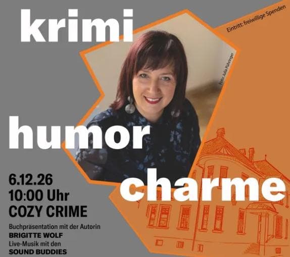 Sonntagsmatinée Cozy Crime - Buchpräsentation