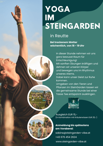 Yoga im SteinGarden