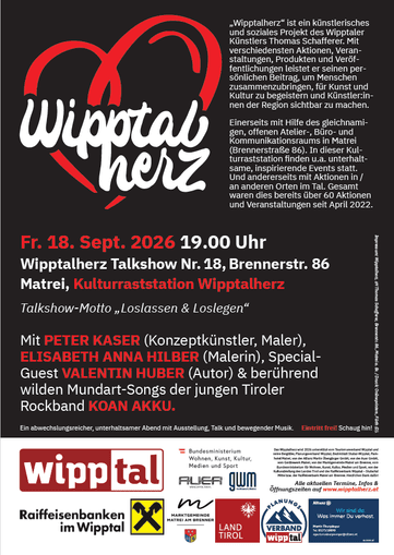 Wipptalherz - Talkshow "Loslassen & Loslegen"