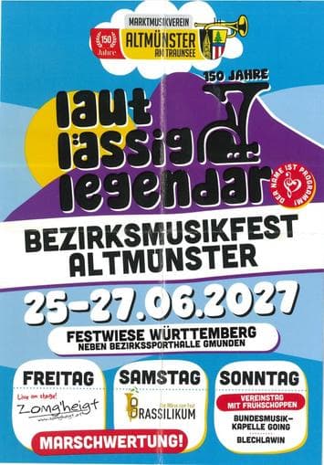 Bezirksmusikfest Altmünster