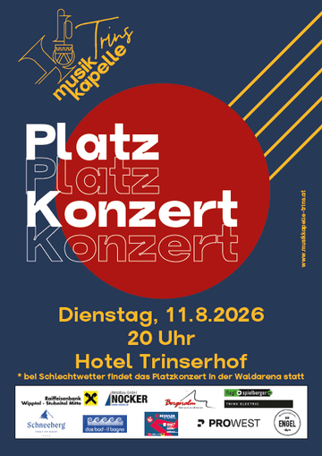 Platzkonzert Musikkapelle Trins