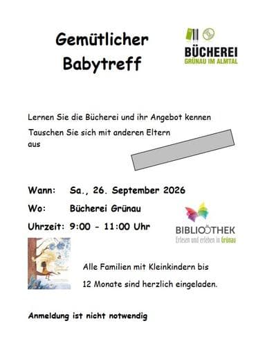 Gemütlicher Babytreff