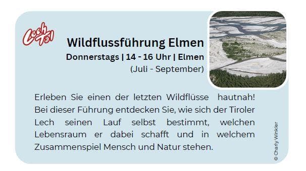 Wildflussführung Elmen