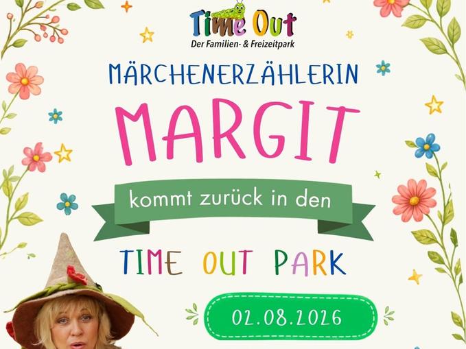 Märchenerzählerin Margit kommt zurück in den Time Out Park!