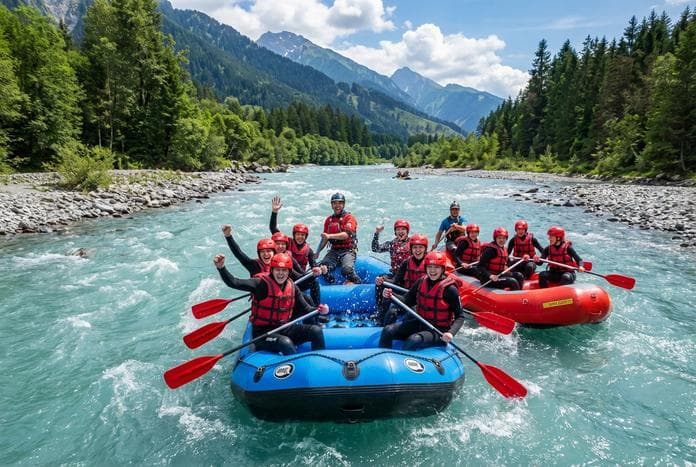 Rafting für Einsteiger - Den Lech erleben