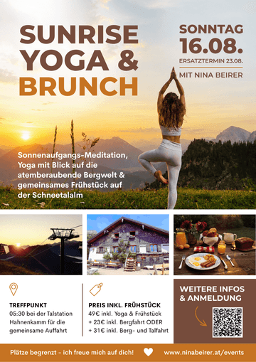 Sunrise-Yoga & Brunch am Hahnenkamm