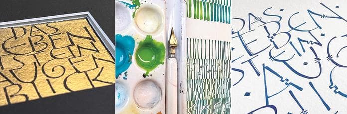 Kalligrafie Kurs mit Andrea Wunderlich