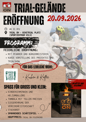 Eröffnung des Trial-Geländes in Vils
