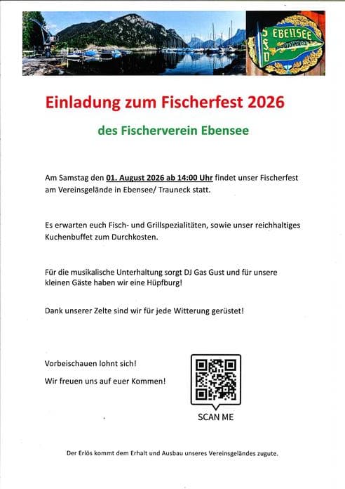 Fischerfest Ebensee 2026