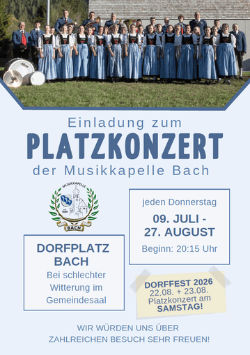 Gästekonzert in Bach
