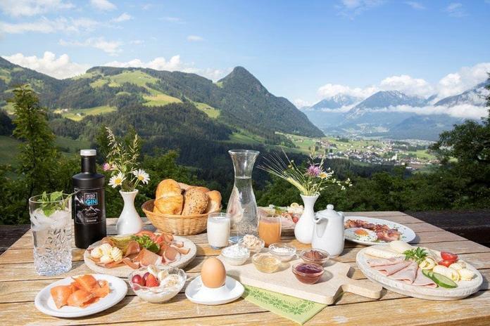 Wanderung mit Bergfrühstück