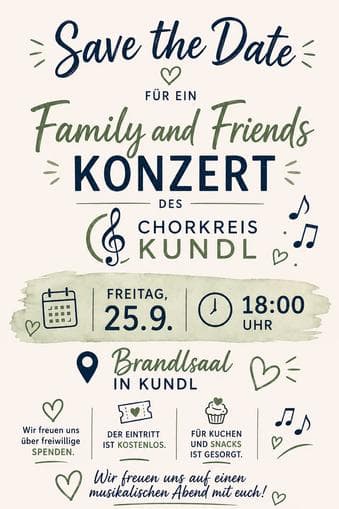 Family & Friends Konzert