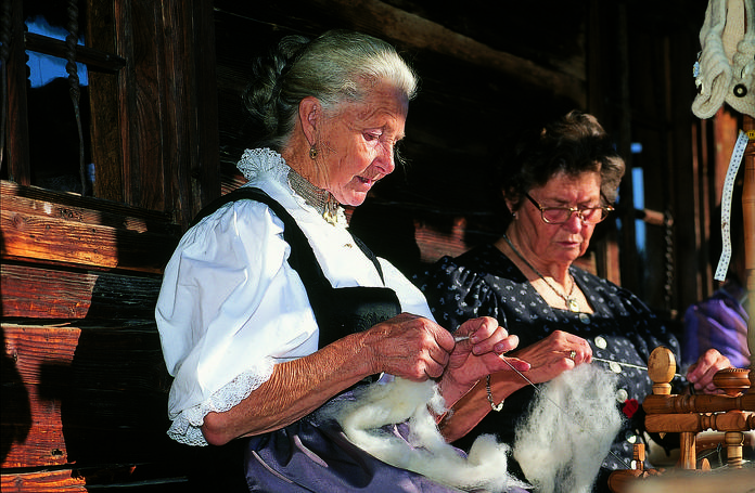 Traditionelle Handwerksvorführungen