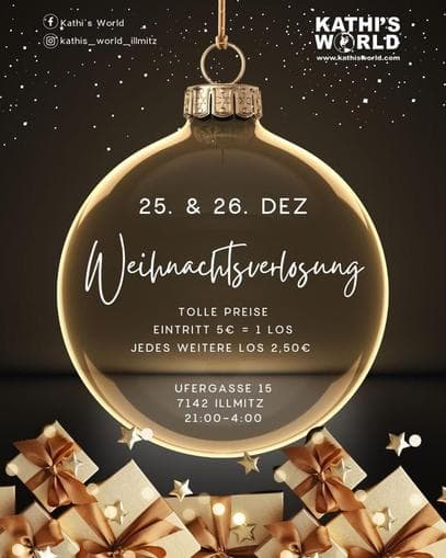 Weihnachtsverlosung in Kathis World
