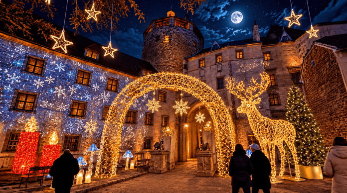 Winterwunder Burg Schlaining