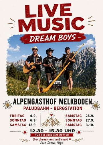 Dream Boys im Melkboden