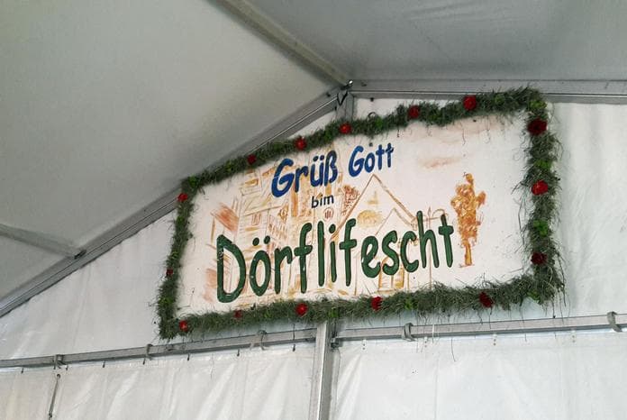 "Obergrechter Dörflifescht" in Fontanella