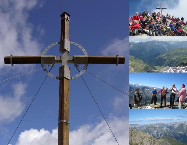 Gipfelmesse auf der Eisentalerspitze