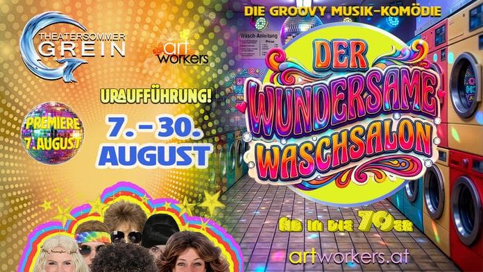 Theatersommer Grein 2026 - DER WUNDERSAME WASCHSALON
