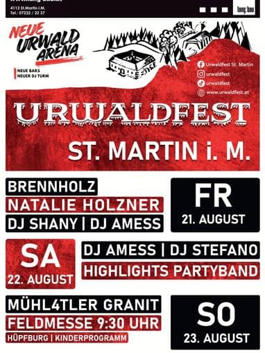 Urwaldfest St. Martin im Mühlkreis