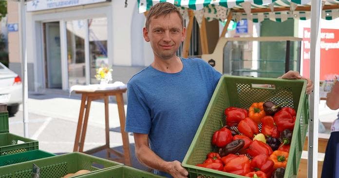 Perger Wochenmarkt am Freitag